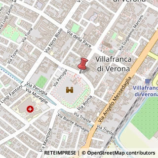 Mappa Via Giuseppe Rensi,  13, 37069 Villafranca di Verona, Verona (Veneto)