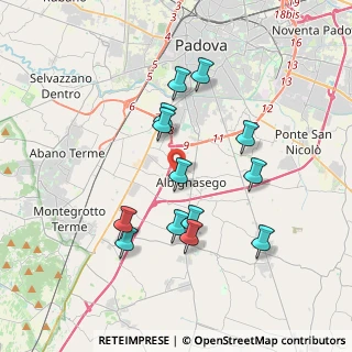 Mappa Della, 35020 Albignasego PD, Italia (3.44615)