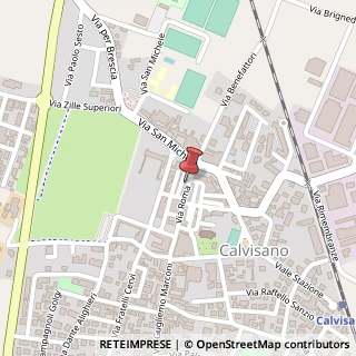 Mappa Via Roma, 25, 25012 Calvisano, Brescia (Lombardia)