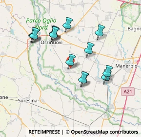 Mappa 25022 Borgo San Giacomo BS, Italia (7.07286)