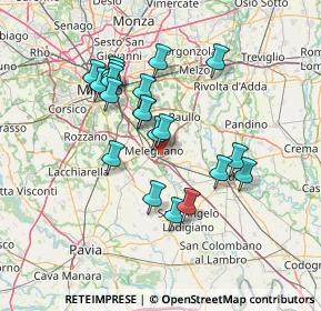 Mappa Viale Lombardia, 20070 Vizzolo Predabissi MI, Italia (12.428)