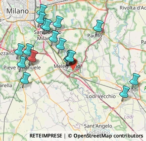 Mappa Viale Lombardia, 20070 Vizzolo Predabissi MI, Italia (8.456)