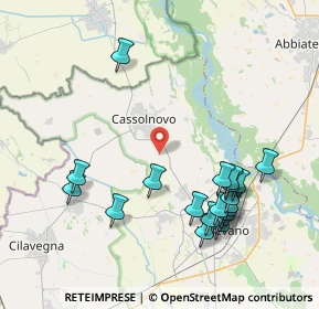 Mappa Via Udine, 27023 Cassolnovo PV, Italia (4.3745)