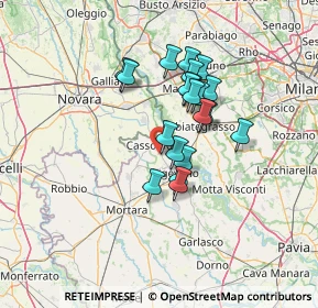 Mappa Via Udine, 27023 Cassolnovo PV, Italia (10.444)