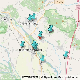 Mappa Via del Castello, 10080 Ozegna TO, Italia (3.36)