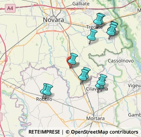 Mappa Largo Giacomo Matteotti, 28079 Vespolate NO, Italia (7.88308)