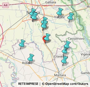 Mappa Via dei Mille, 28079 Vespolate NO, Italia (7.565)