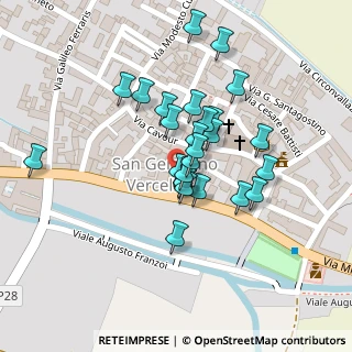 Mappa Via Pietro Cara, 13047 San Germano Vercellese VC, Italia (0.08077)