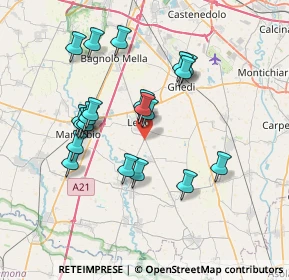 Mappa Cascina Risparmio, 25024 Leno BS, Italia (6.8185)