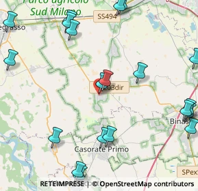 Mappa Via Cavour, 20088 Rosate MI, Italia (5.6725)