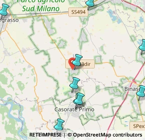 Mappa Via Cavour, 20088 Rosate MI, Italia (6.73154)