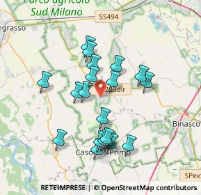 Mappa Via Cavour, 20088 Rosate MI, Italia (3.2625)