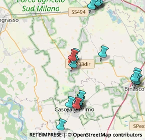 Mappa Via Cavour, 20088 Rosate MI, Italia (4.95)