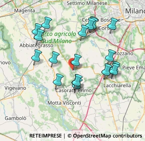 Mappa Via Cavour, 20088 Rosate MI, Italia (7.2235)
