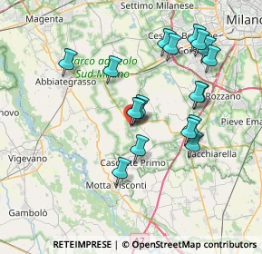Mappa Via Cavour, 20088 Rosate MI, Italia (7.09)