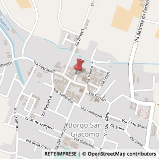 Mappa Via Petrobelli, 1A, 25022 Borgo San Giacomo, Brescia (Lombardia)
