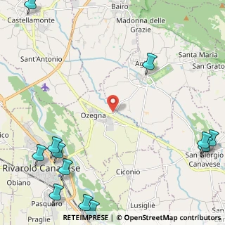 Mappa Ozegna, 10080 Ozegna TO, Italia (3.64917)