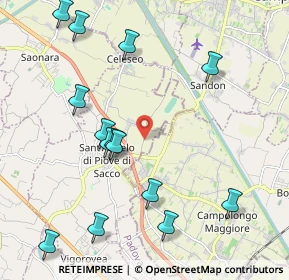 Mappa Via Veneto, 35020 Sant'Angelo di Piove di Sacco PD, Italia (2.37286)