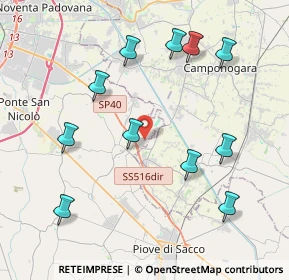 Mappa Via Veneto, 35020 Sant'Angelo di Piove di Sacco PD, Italia (4.34636)