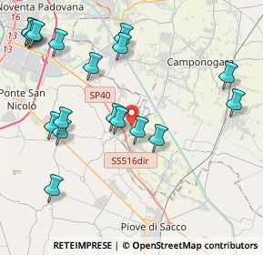 Mappa Via Veneto, 35020 Sant'Angelo di Piove di Sacco PD, Italia (4.82)