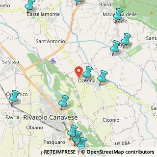 Mappa Via Faulenta, 10080 Ozegna TO, Italia (3.14385)