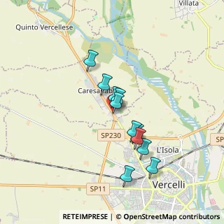 Mappa Via Vercelli, 13010 Caresanablot VC, Italia (1.40909)