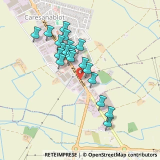 Mappa Via Vercelli, 13010 Caresanablot VC, Italia (0.42)
