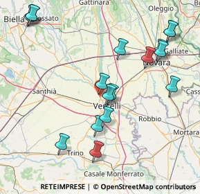 Mappa Via Vercelli, 13010 Caresanablot VC, Italia (18.33)