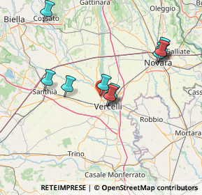 Mappa Via Vercelli, 13010 Caresanablot VC, Italia (13.69182)