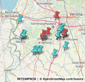 Mappa Via Muraglie, 37069 Villafranca di Verona VR, Italia (6.2965)