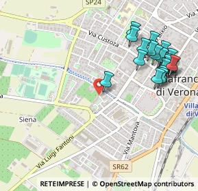 Mappa Via Muraglie, 37069 Villafranca di Verona VR, Italia (0.5895)