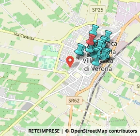 Mappa Via Muraglie, 37069 Villafranca di Verona VR, Italia (0.759)