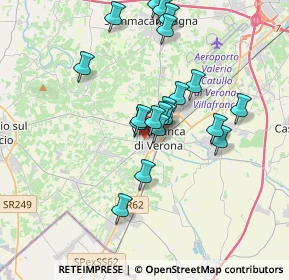 Mappa Via Muraglie, 37069 Villafranca di Verona VR, Italia (3.2055)