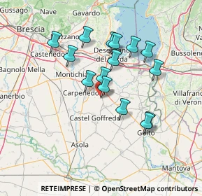 Mappa Via Feniletto, 46043 Castiglione delle Stiviere MN, Italia (12.448)