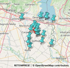 Mappa Via Feniletto, 46043 Castiglione delle Stiviere MN, Italia (9.66167)