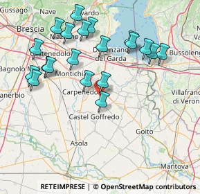 Mappa Via Feniletto, 46043 Castiglione delle Stiviere MN, Italia (16.4665)