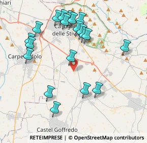 Mappa Via Feniletto, 46043 Castiglione delle Stiviere MN, Italia (4.261)