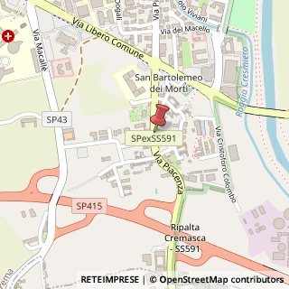 Mappa Via Piacenza,  105, 26013 Crema, Cremona (Lombardia)