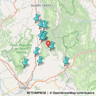 Mappa Bagni di Nocera, 06025 Nocera Umbra PG, Italia (6.20583)