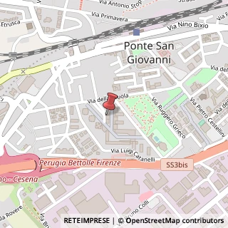 Mappa Via Giuseppe Segoloni, 12, 06135 Perugia, Perugia (Umbria)