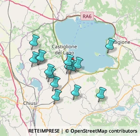 Mappa Località Lacaioli, 06061 Castiglione del Lago PG, Italia (6.25933)