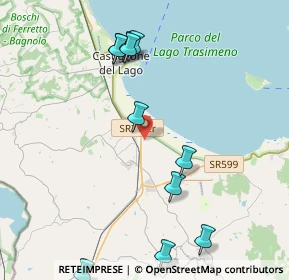 Mappa Località Lacaioli, 06061 Castiglione del Lago PG, Italia (4.85455)