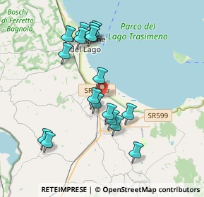 Mappa Località Lacaioli, 06061 Castiglione del Lago PG, Italia (3.79722)