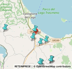 Mappa Località Lacaioli, 06061 Castiglione del Lago PG, Italia (5.52727)