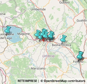 Mappa Via della Bietola, 06126 Perugia PG, Italia (13.78929)