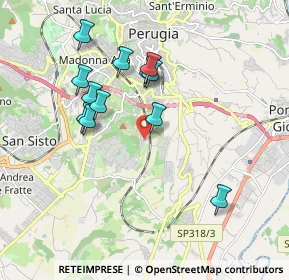 Mappa Via della Bietola, 06126 Perugia PG, Italia (1.78833)
