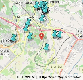 Mappa Via della Bietola, 06126 Perugia PG, Italia (2.2)