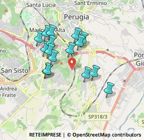 Mappa Via della Bietola, 06126 Perugia PG, Italia (1.59)