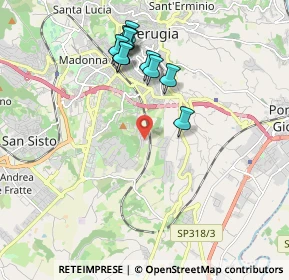 Mappa Via della Bietola, 06126 Perugia PG, Italia (1.92727)