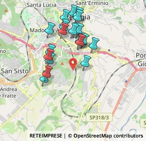 Mappa Via della Bietola, 06126 Perugia PG, Italia (1.775)
